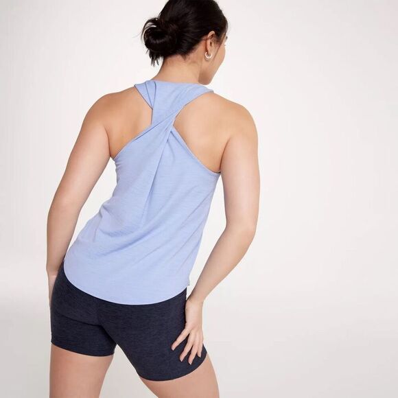 CALIA NWT Peri Dust Women's Twist Back Tank - Picture 3 of 4
